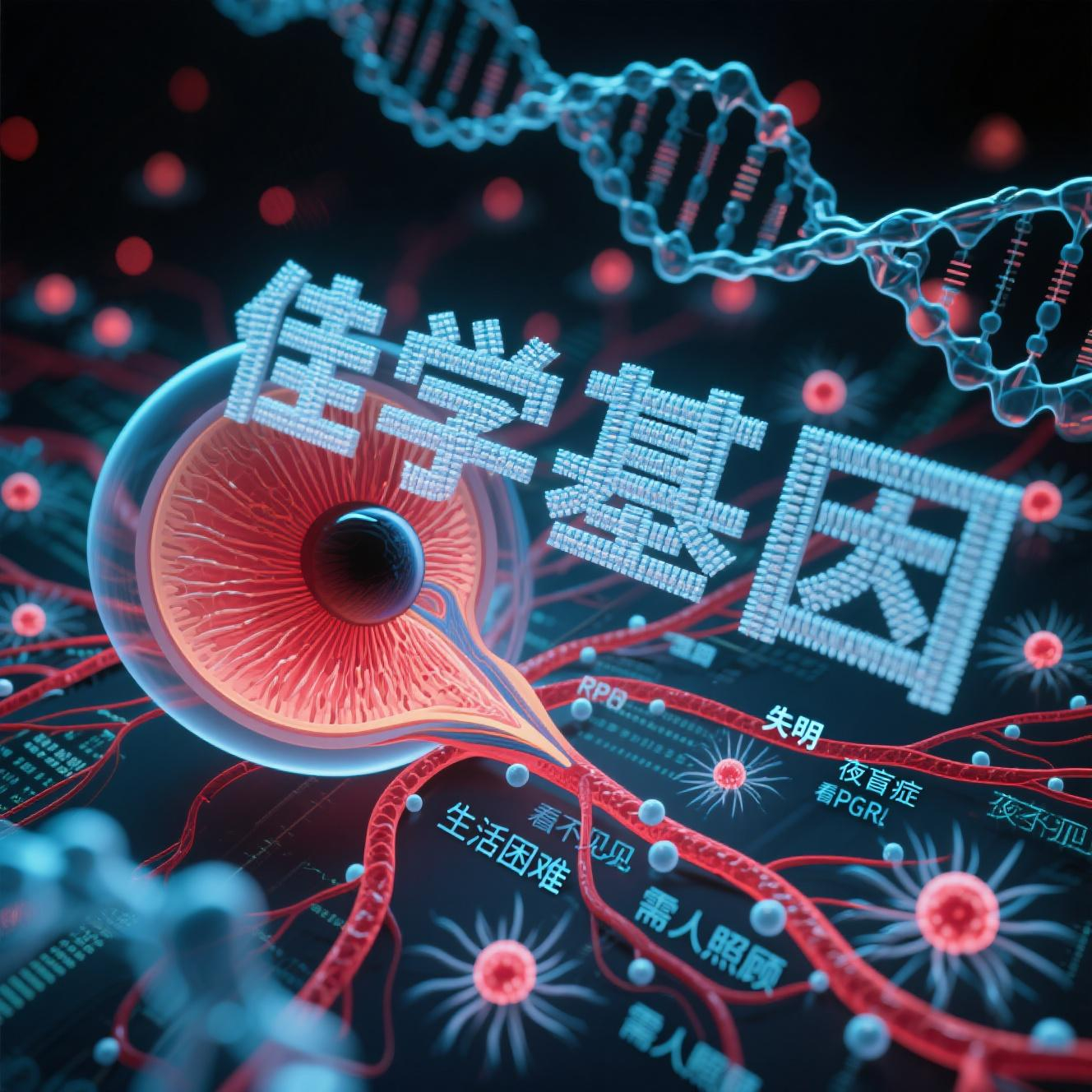 【极悦娱乐极悦基因检测】基因解码：非综合征性<font color='red'><font color='red'>视网膜</font><font color='red'>色素</font><font color='red'>变性</font></font>的基因解剖
